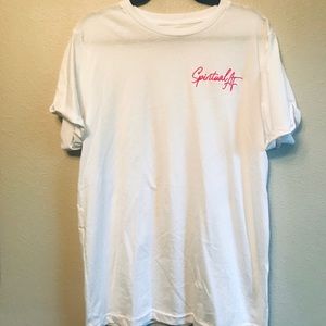 White Graphic T-shirt Spiritual AF